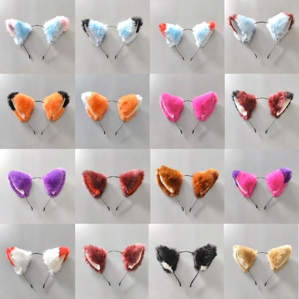 1pc Minimalist & Practical Party Cat Ear Headband
