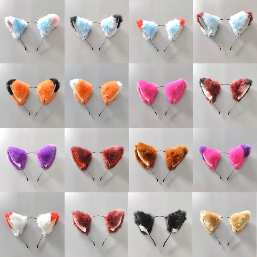 1pc Minimalist & Practical Party Cat Ear Headband