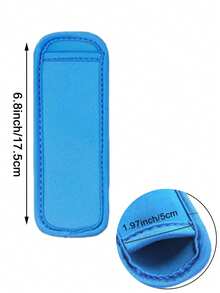 1pc Custom Name Popsicle Neoprene Insulated Sleeve, Custom Name Letter Solid Color Popsicle Sleeve, Frozen Popsicle Sleeve, Colored Popsicle Sleeve Bags, Reusable And Washable Summer Popsicle Sleeve,Christmas Gift Supplies - Multicolor - View 5