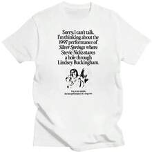 I'm Thinking About The 1997 Performance Of Silver Springs Shirt Nicks And Buckingham Fleetwood Tee The Dance Music T-Shirt - trắng - Xem 1