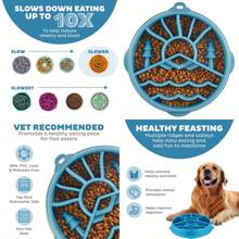 Fun Feeder Slo Bowl Mountain Large Blue