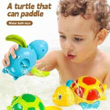 Juguetes de baño para niños, juguetes de agua para nadar, juguetes de baño para bebés (los ojos del cangrejo son aleatorios). Patitos de goma, juegos educativos, juguetes para piscina de chapoteo para niños, juguetes sensoriales, juguetes para recién nacidos, navidad, tortuga, delfín, pez payaso, elefante, pingüino, juguetes de animales de baño, juguetes para ducha y bañera, regalos de juguetes de aspersión para niñas pequeñas, suministros de baño, juguetes para bebés de 2 años, regalos de cumpleaños, accesorios para bebés, artículos esenciales, regalos de Halloween