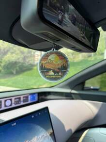 Rearview Mirror Decor - Car Air Freshener - Long-Lasting Fragrance, Keeps Vehicle Interior Fresh And Pleasant, Ideal Gift, Car Vent, Ocean Breeze Scent, Car Diffuser, Natural Essential Oils, Cartoon Design, Suitable For Rearview Mirror, Car Pendant - Cartoon Style Fragrance Bottle, Long-Lasting Scent, Deodorize Car Interior, For Rearview Mirror, Vent Clip, Home And Office Decor