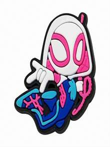 Set da 23 pezzi di accessori moda a forma di personaggi della serie Marvel Spider-Man, decorazioni in PVC per zoccoli, regali per adulti