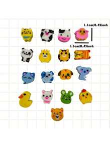Mini Animal Erasers - Variety Of Cute Animal Designs, Made Of Synthetic Rubber, Great For Classroom Gifts, Rewards And Party Favors, Classroom Reward Items. Optimistic Animal Designs, Durable Erasers, Mini Erasers, Valentine's Day, Birthday Gift, 2025 New Year, Back To School Supplies, Back To School Gift, Office Supplies, School Supplies, Office Decor, Back To School Items, School Prizes