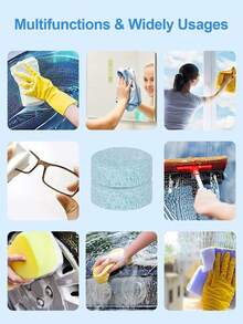 rayhong 4-Season Windshield Cleaning Tablets - Concentrated Degreasing Agent, Effectively Removes Oil Film And Keeps Glass Clean And Spotless | Fast-Dissolving Glass Cleaner Additive, Anti-Freeze (-30°C), Suitable For All Vehicle Models | Ideal Gift For Fathers, Christmas, And Auto Detailing Professionals - Blue - View 7