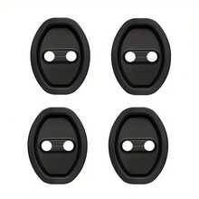 4pcs Universal Silicone Car Door Lock Buckle Protector Covers, Anti-Rust Noise Reduction Interior Accessories For All Vehicle Models - White - View 7