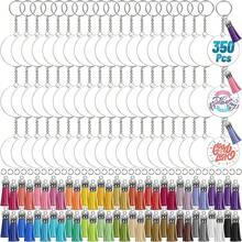 350pcs Blank Heart Shaped Acrylic Keychains, DIY Crafts For Keyrings, Pendants, Backpacks, School Supplies, Car Accessories, Y2K Goth Style Lanyard With ID Holder, Bag Charms, Christmas Gifts, Teacher, Friend, Sister Gifts - Heart Shape - View 10