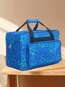 Sewing Machine Carrying Case Bag, Universal Portable Tote Bag With Pockets & Handle, Compatible With Most Standard Singer, Brother Sewing Machines - Multicolor - View 11