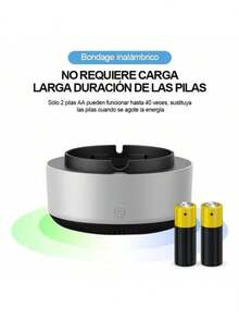 Cenicero y purificador de aire inteligente, elimina instantáneamente el humo de segunda mano y el olor a tabaco, sin necesidad de batería, accesorio para fumar - Multicolor - Ver 2