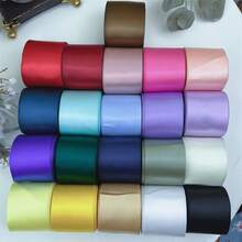1pc 50mm Silk Satin Ribbon Polyester Ribbon For Handmade Bow Wedding Christmas Decoration Sewing Fabric - Pick Colors - View 12
