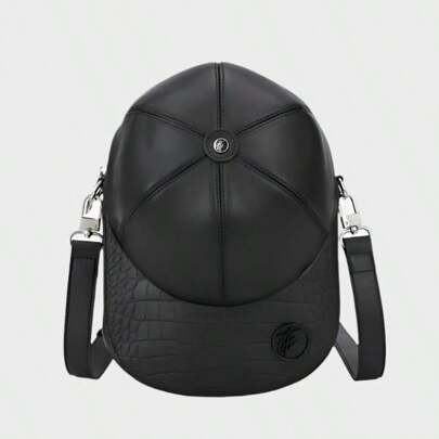 Men's Fashion Designer Fitted Baseball Cap Design Messenger Crossbody Bag For Going Out