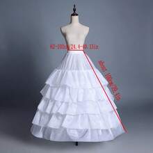 Petticoat Crinoline Slips Hoop Skirt Vintage Underskirt For Gown Dress Many Styles For Bridal Wedding Fall Clothes For Women - Multicolor - View 4