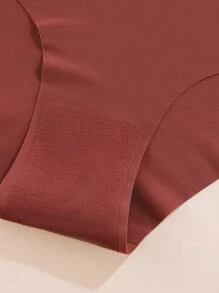 Aofeiqike 4 piezas de ropa interior de mujer de talle alto con split lateral, estilo sexy de seda de hielo sin costuras, talla grande, cómoda y transpirable, casual y linda, ropa interior de mujer con alta elasticidad, de estilo europeo y estadounidense