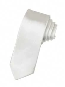 1 pieza Corbata de unicolor para hombre, corbata formal de negocio estrecha (2 pulgadas de ancho), brillante casual, adecuada para uso diario, bodas, banquetes, fiestas, eventos, regalo