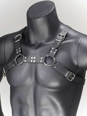 Chest Harness Belt For Men Gothic Hanrss For Men Adjustable Party Cosplay Bulldog Men Harness