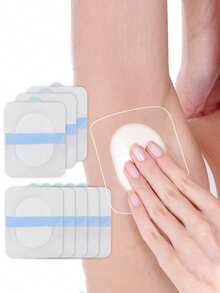 3/5/10Pcs Armpit Sweat Pads, Thin Summer Armpit Sweat Absorbing Stickers, Sweat Absorbent Stickers For Men And Women, Sweat Absorption Pads With Water-Absorbing Pad, Invisible Transparent Sweat Absorbing Sticker, Light And Breathable, Easy To Stick, Body Care For Travel, Sport, Outdoor, Summer, 1Pc - one-size - View 2