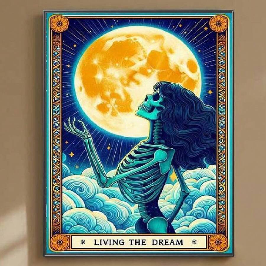 5D Diamond Painting Kit, Cartoon Patterns Suitable For Adult Or Beginner, DIY Full Drill Embroidery Painting, Rhinestone Art Craft Decor For Home Wall