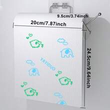 3 Rolls Disposable Kitchen Cleaning Cloths, Reusable Kitchen Towels, Non-Stick & Easy-Clean, Suitable For Home Use, Dry & Wet Dual-Purpose Towels, Non-Woven Absorbent Oil-Removing Cloths, Drying Cloths, Applicable For Household Cleaning And Dishwashing, Disposable Cleaning Towels, Non-Woven Roll, Portable Reusable Wet Wipes, Kitchen Cleaning Cloths