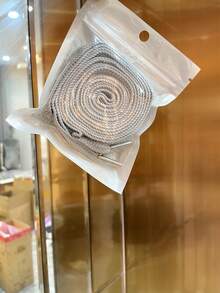 2.2 厘米宽，130 厘米长金属头鞋带，纯色百搭鞋带/裤子拉绳，男女通用，适用于运动鞋、帆布鞋、靴子 - 130cm - 查看 15