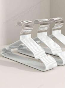 5/10pcs Non-Slip Coated Hangers, Warm Color Tones, Luxury Home Apparel Racks