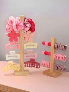 110件套梦幻粉色女士时尚发饰套装 - 包括花朵和几何造型塑料发夹、发圈、发带 - 适合女性和女孩，情人节必备礼物，可轻松打造清新日常造型或甜美派对装扮，增添迷人魅力。发夹、美发套装、礼物、可爱配饰