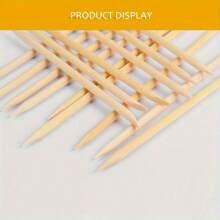 500/300/200/100/50 pezzi Bastoncini in legno d'arancio da 114 mm/4,49" per spingere le cuticole e pulire le unghie, adatti per saloni di manicure e arte di unghie fai-da-te, forniture per unghie, strumenti per unghie, strumenti per arte di unghie, back to school, unghie, strumenti per unghie per unghie finte