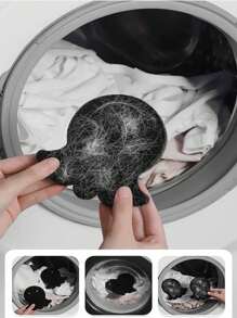 5pcs Enhance Adsorption Laundry Pet Hair Remover For Both Dry And Wet Purposes, Laundry Hair Catcher, Household Sponge Laundry Sticky, Sweater Sticky, Easy To Remove In Washing Machine, Reusable, Easy To Clean, Save Drying Time,For Home, Laundry, Use In Washing Machines And Dryers