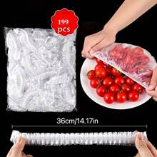 600pcs/300pcs/100pcs/50pcs Disposable Plastic Shower Caps, Travel Packaging Set, Disposable Bathroom Shower Cap Suit, Suitable For Bathroom, Kitchen Food Fresh Keeping Bowl Cover PE Plastic Wrap Back To School