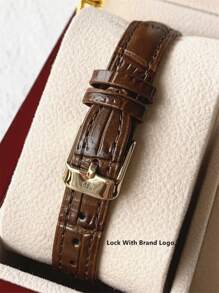 Pablo Raez 1 pieza Nuevo diseño de moda, Reloj de mujer encantador, acero inoxidable IPG de 18K oro joyas, estilo vintage y de lujo, correa microfiber negro suave, accesorio de verano, resistente al agua, reloj de cuarzo con ajuste de hora azul, elegante y versátil, buen regalo para maestras, amigas o familiares, adecuado para la vida diaria, trabajo, fiesta, decoración, graduación, regalos de boda