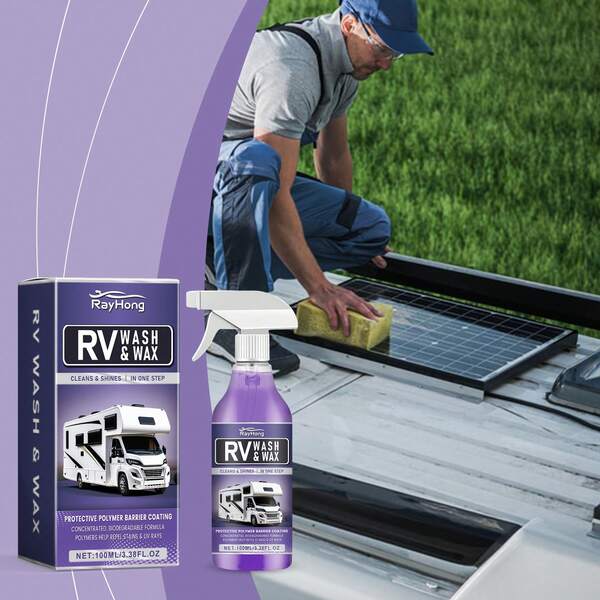 Solución de limpieza para autocaravana - Limpiador de un solo paso para cocina, baño, sala de estar y muebles, elimina fácilmente las manchas, brilla como nuevo, con recubrimiento protector UV