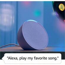 Echo Pop (Newest Model), Our Smallest Alexa Speaker, Fits In Any Room, Glacier White