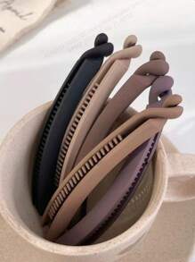 5 pezzi/set di fermagli per capelli eleganti opachi color cachi per donne, stile semplice e versatile per code di cavallo, accessori per capelli, regalo per famiglia, amici e coppie, articoli per la scuola