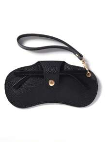 Estuche para gafas de sol de mujer, estuche de gafas portátil retro, bolsa protectora de gafas de sol