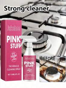 jakehoe Limpiador de cocina, eliminador de grasa y suciedad para placas de inducción, hornos y utensilios de cocina. Ayuda a eliminar rápidamente las manchas persistentes como grasa y suciedad, facilitando el trabajo de limpieza. Adecuado para cocina, campanas extractoras, placas de inducción, azulejos, inodoros, fregaderos y talla grande.