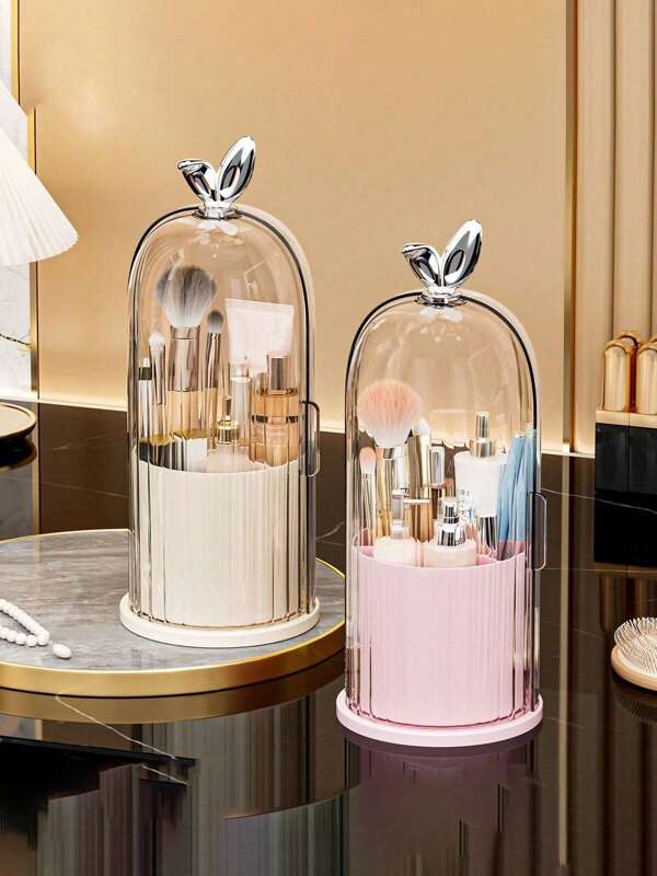 1 Stück 360° drehbarer Makeup-Pinselhalter mit transparenter Abdeckung, Schreibtisch-Pinselständer, Schreibtisch-Dekor Makeup-Pinsel-Organizer, Kosmetikaufbewahrungsbox mit Fächern, staubdichte Tasche, Raumdekoration, Taschen, Makeup-Tasche, Schminktisch, Reise, Makeup-Tasche, Reiseessentials, Organizer, Aufbewahrung, Reiseessentiell, Makeup-Organizer, Makeup-Taschen, Makeup-Organizer, Organizer, Kulturtasche, Schreibtischorganizer, Kosmetiktasche, Makeup-Tasche, Makeup-Organizer, Schminktischzubehör, Makeup-Tasche, Makeup-Taschen, Schmuckkasten, Tasche, Makeup-Pinselhalter, Pinselhalter, Parfümorganizer, Tasche