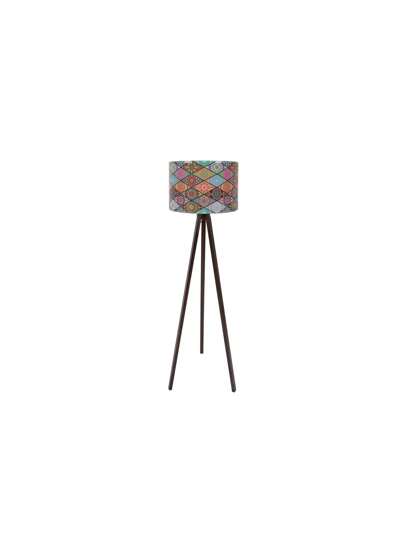 Well Home Vloer Lamp Multi Shade, MDF, Black, Tanganica Collection, 38x38x145, 27 Socket, Max 45 6. Free Shipping 24/72 Hours.