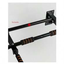 Home Wall-Mounted Pull-Up Bar, Multi-Functional Horizontal Bar, Fitness Training Equipment, Home Strength Training Equipment, Upper Body Exercise Equipment, Indoor Wall-Mounted Horizontal Bar, A Must-Have Durable Steel Training Rack For Home Gyms. - Double Color Wall Horizontal Bar With Rod - View 5