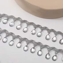 1 Yard 3.5cm Wide Tassel Latin Dance Costume Dress Beaded Fringe Sewing Materials Lace TrimmingDIY Crafting Accessories Trims Fringes Sewing Fringe Tassels Sewing Accessories Sewing Accessories Tassel Fringe Trim Garniture Couture Sewing Fringes Fabric And Lace Tassels Tassels Crafts Lace For Crafts Bead Fringe