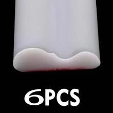 欧式自粘 PVC 装饰条 - 灵活用于装饰墙壁、地板和橱柜边缘，3.3 英尺长，家居装饰点缀 - 白色 - 查看 12