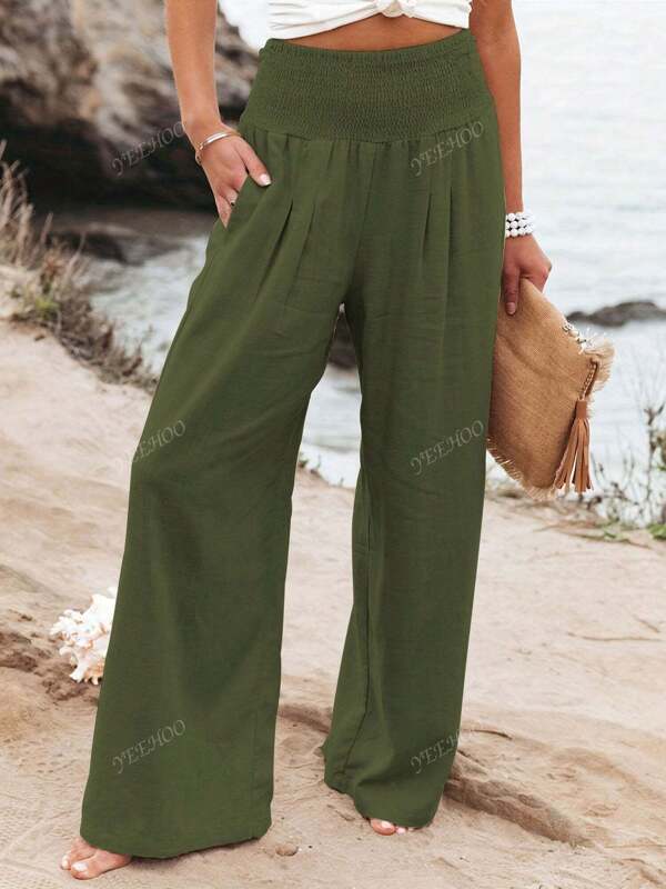 European And American Hot Selling New Casual Wide Leg High Waist Loose Women Pants, Autumn