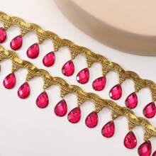 1 Yard 3.5cm Wide Tassel Latin Dance Costume Dress Beaded Fringe Sewing Materials Lace TrimmingDIY Crafting Accessories Trims Fringes Sewing Fringe Tassels Sewing Accessories Sewing Accessories Tassel Fringe Trim Garniture Couture Sewing Fringes Fabric And Lace Tassels Tassels Crafts Lace For Crafts Bead Fringe