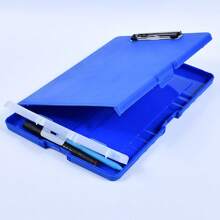 PP Folder Storage Box File Box A4 Writing Board Clip, Large-Capacity Nursing Clipboard With Pencil Case,Back To School,School Supplies