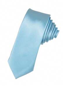 1 pieza Corbata de unicolor para hombre, corbata formal de negocio estrecha (2 pulgadas de ancho), brillante casual, adecuada para uso diario, bodas, banquetes, fiestas, eventos, regalo