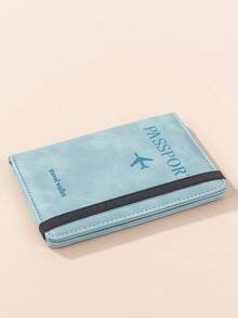 Passport Holder Wallet, Travel RFID Blocking Passport Cover With Elastic Band, Multi-Layer Card Slots, SIM Card Slot, Multifunctional Wallet & Card Case For Back To School Lightweight For Travel For Flight