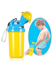 1 pieza Orinal portátil para bebés, diseño a prueba de fugas para niños y niñas pequeños, apto para viajes, camping, carro y entrenamiento para ir al baño - Multicolor - Ver 8