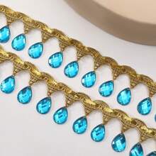 1 Yard 3.5cm Wide Tassel Latin Dance Costume Dress Beaded Fringe Sewing Materials Lace TrimmingDIY Crafting Accessories Trims Fringes Sewing Fringe Tassels Sewing Accessories Sewing Accessories Tassel Fringe Trim Garniture Couture Sewing Fringes Fabric And Lace Tassels Tassels Crafts Lace For Crafts Bead Fringe