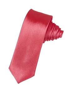 1 pieza Corbata de unicolor para hombre, corbata formal de negocio estrecha (2 pulgadas de ancho), brillante casual, adecuada para uso diario, bodas, banquetes, fiestas, eventos, regalo