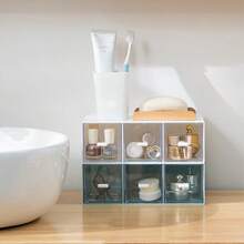 1pc Drawer Shaped Tea Bag Storage Box, Kitchen Drawer Basket For Coffee, Tea, Sugar And Creamer Countertop Storage, Kitchen Organizer, Home Organization And Storage Supplies - Multicolor - View 6