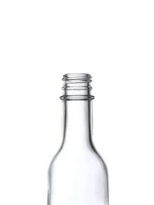 Botella De Vidrio 250 Ml Redonda (24 Piezas) Envase Bebidas - Negro - Ver 2